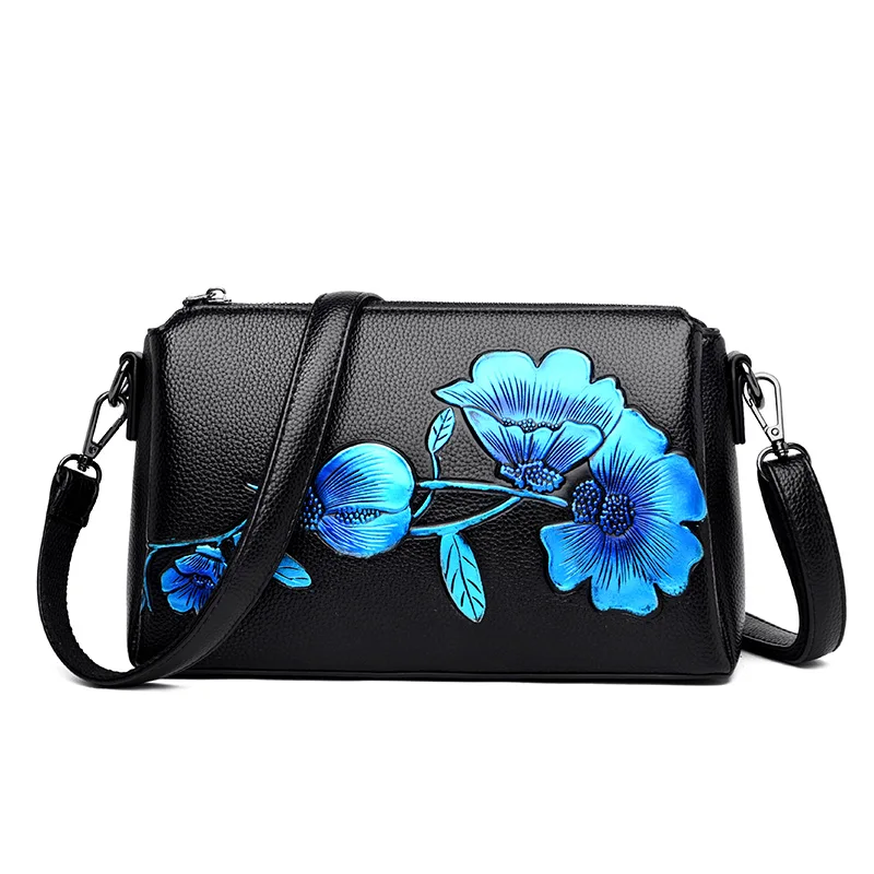 Lucky flower blue 3 основной мешок зима Клевер на удачу роскошные сумки женские сумки дизайнерские женские сумки через плечо плечевые сумки для женщин Sac - Цвет: Lucky flower blue