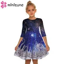 Детское платье для девочек с длинными рукавами; детское праздничное платье с блестками; детское платье принцессы; vestidos; Платья с цветочным рисунком для девочек; Новинка года