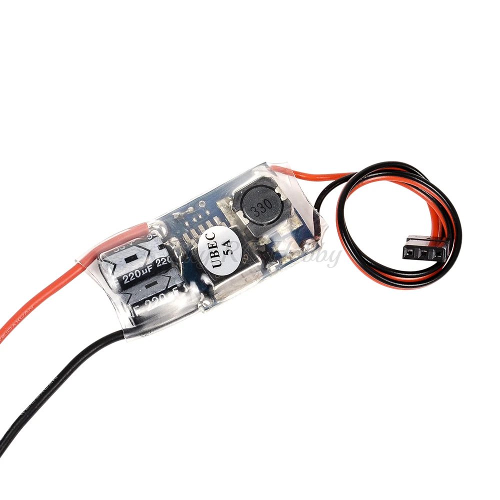 FPV RC UBEC BEC 5V 3A 5A 7A Lowest RF Noise BEC Full Shielding Antijamming Switching Regulator (15)