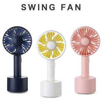 

Hand-held Aromatherapy Moving Head Fan Usb Charging 120 Degree Rotation Creative Mini Usb Charging Fan Student Fan Portable Fan
