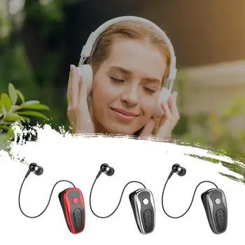 

Wireless BT Headset With Vibration Voice Report Long Standby Mini Earphone With Microphone Music Stereo Headset