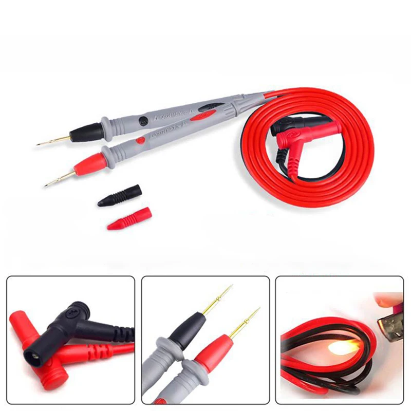 LCD Digital Multimeter AC DC 750V 1000V Digital Mini Multimeter probe For Voltmeter Ammeter Ohm Tester Meter