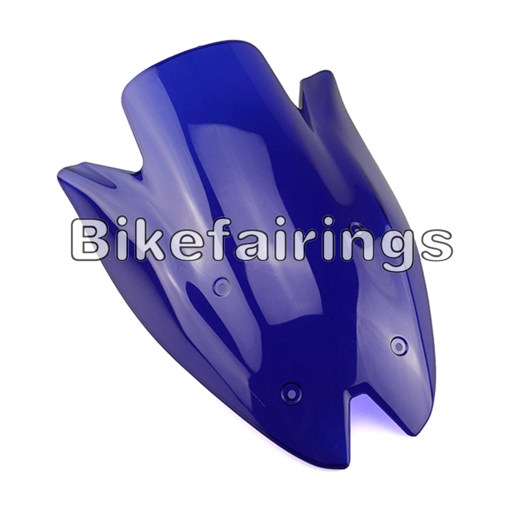 Для Kawasaki z1000 Z1000 2010 2011 2012 2013 пластик черный прозрачный синий двойной пузырь стиль Обтекатели лобовое стекло