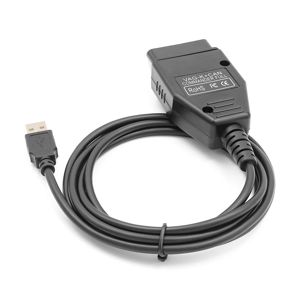 Диагностический кабель VAG K + CAN Commander 1 4 k can с чипом FTDI FT232RL v commander для VW/AUDI/SKODA/SEAT 5