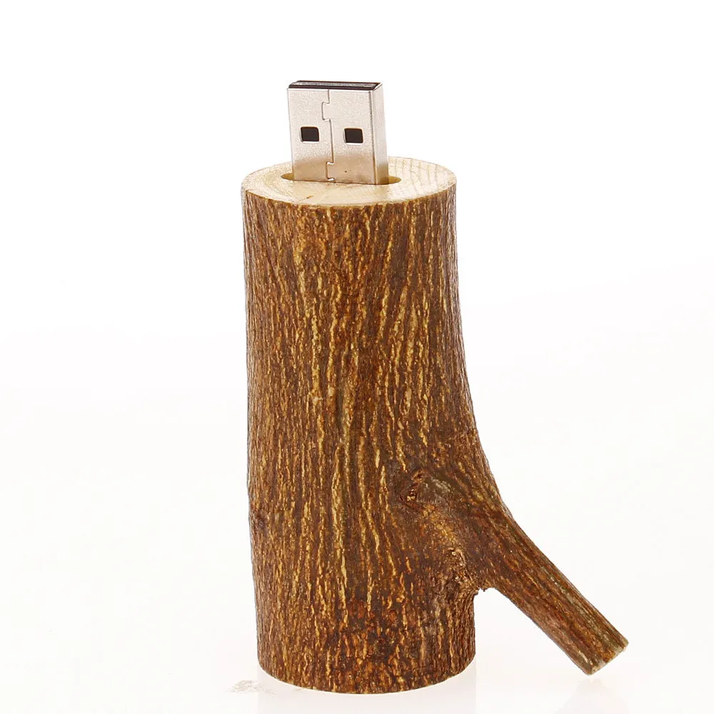 USB флэш-накопитель 128 ГБ натуральный дерево ветка usb-диск Флешка 2,0 4 ГБ 8 ГБ флеш-накопитель 16 ГБ 32 ГБ 64 ГБ ветка дерева свадебный подарок