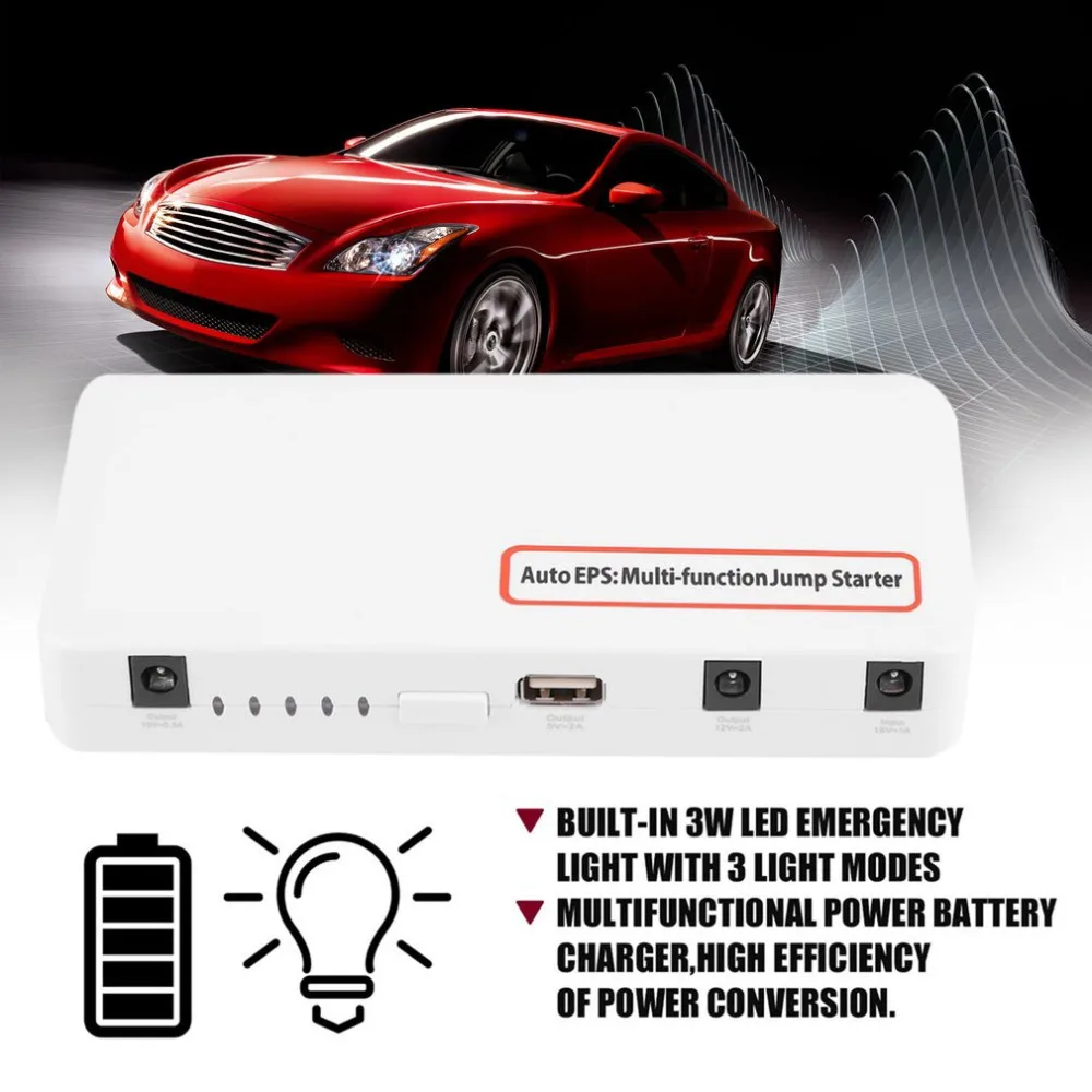 12V 15000 мА/ч, штепсельная вилка американского стандарта автомобиль скачок стартер Многофункциональный Батарея Зарядное устройство Мощность банк аварийной Booster Портативный автомобиля Мощность