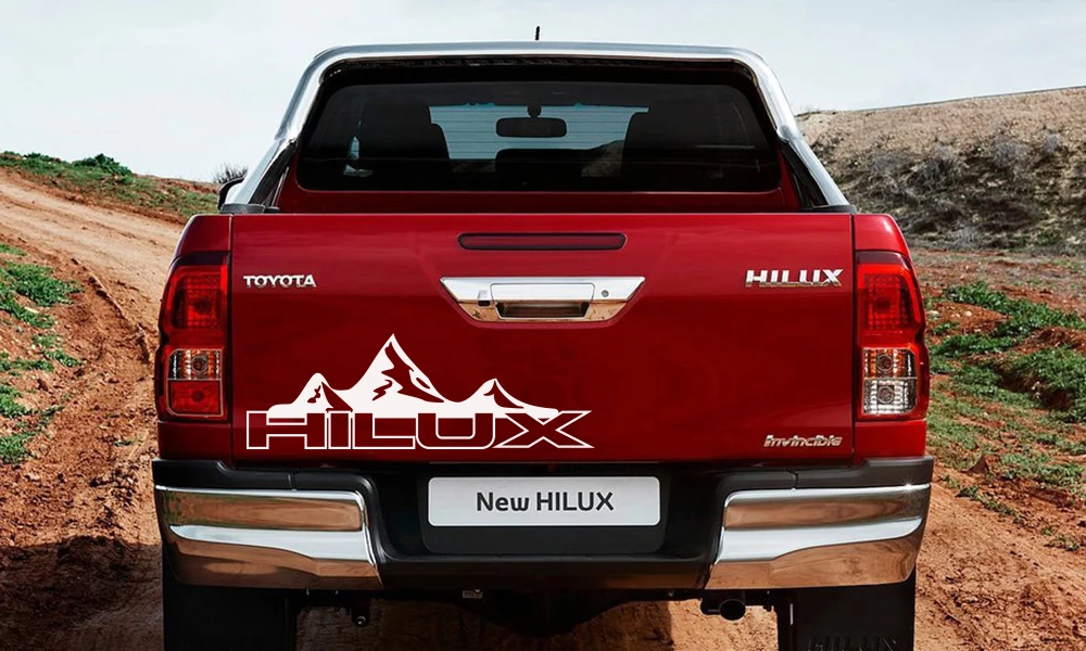 Наклейки на двери автомобиля для Toyota Hilux Revo Vigo, виниловая пленка на задний багажник, наклейка для спортивного украшения автомобиля, аксессуары для тюнинга