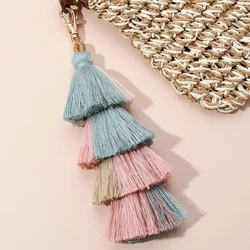 Bohemian Multicolor Handmade Tassel Keychain Accessory (E3710)