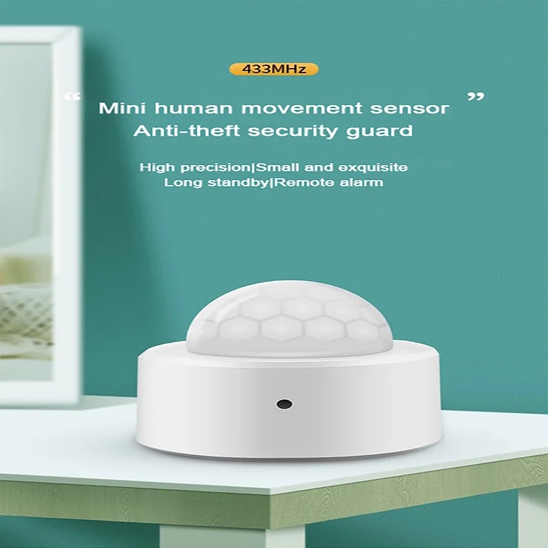 Anti-pet Infrared Smart Alarm Graffiti Wireless Detector 433MHZ Human Motion Sensor For Home Office Security | Безопасность и