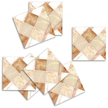 Funlife ромбовидное соединение мраморная мозаика гостиная фон водонепроницаемые наклейки на стену модель плитки наклейки MTS011