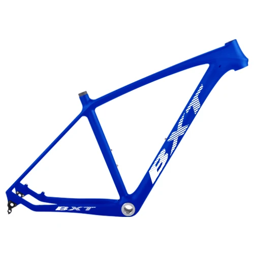 BXT углеродная mtb велосипедная Рама из углеродного сплава рама дисковый тормоз bicicletas горный велосипед 29 велосипедов mtb углеродная рама 29er через ось 142*12 мм - Цвет: full blue