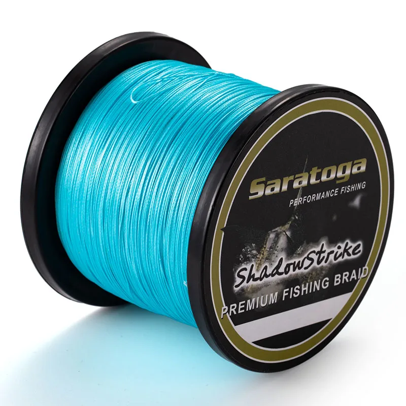 "Saratoga" супер прочный материал из Японии 1500 м/1650 ярд 8 нитей 30-100lb PE плетеная леска многофиламентная леска - Цвет: BLUE