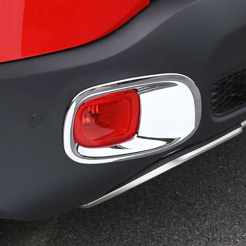 Для Jeep Renegade Автомобильный задний бампер задний противотуманный фонарь противотуманная фара крышка отделка ABS хром автомобиль Стайлинг Аксессуары