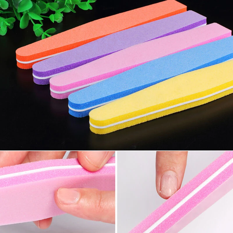 1 шт. губка для полировки ногтей 100/180|buffer 100/180|nail buffer spongesponge nail |