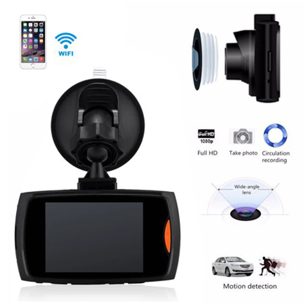 Мини видеорегистратор автомобильный 2 4 дюйма G30 Full HD 1080P 120