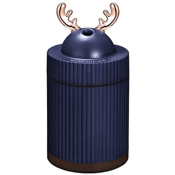 

Ultrasonic Air Humidifier Aroma Essential Oil Diffuser For Home Car Usb Fogger Mist Maker With Led Night Lamp Navy