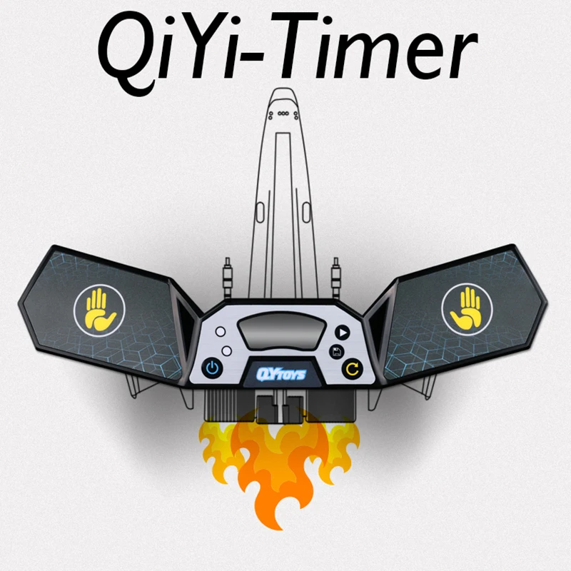 

QiYi Timer Magic Speed Cube Professional Competion Timer Clock Machine For Puzzle Speed Cube Sport Stacking