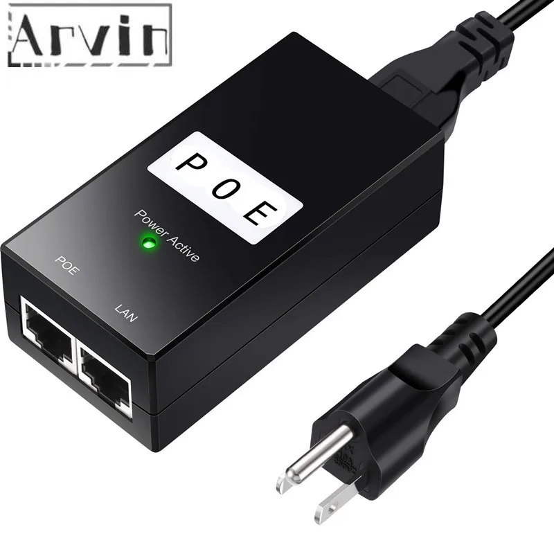 CCTV безопасности 48V0.5A адаптера POE Инжектор Ethernet Мощность для IP Камера PoE Питание