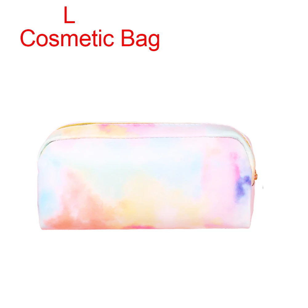 Cosmetic Bag 1Pcs New Fashion Travel Women Cosmetic Bag Large Small Organizer PU Colourful Beauty Makeup Bags Pouch Student Pencil Bag Case - Цвет: Cosmetic Bag