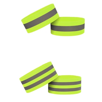 

Reflective Running Gear, Reflector Arm Wrist Ankle Leg Safety Bands Bracelet for Women Men