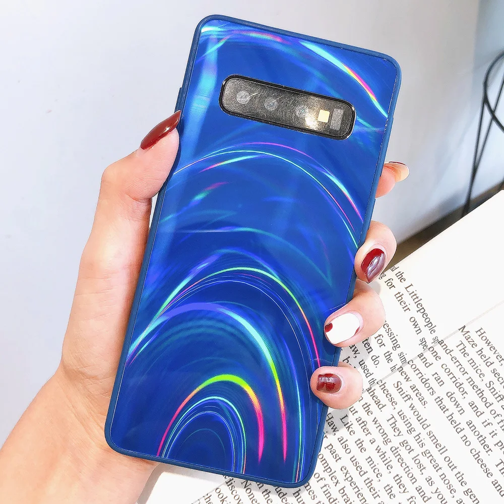 3D радужный блестящий чехол для Samsung Note 20 S20 + S10 S9 S8 A11 A51 A21S A50 M30S 10 Pro Чехлы