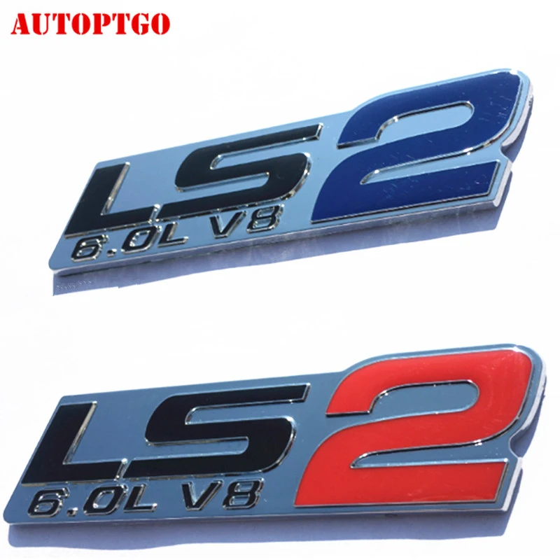 車の装飾用のバッジステッカー 車のトランク用のエンブレム フロントサイドのリアとリアのトランク Ls2 6 0l V8 エンブレム Aliexpress