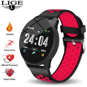 

New Women Smart Watch Heart Rate Blood Pressure Monitor fitness tracker Bracelet Pedometer Sport Smartwatch men For Android IOS