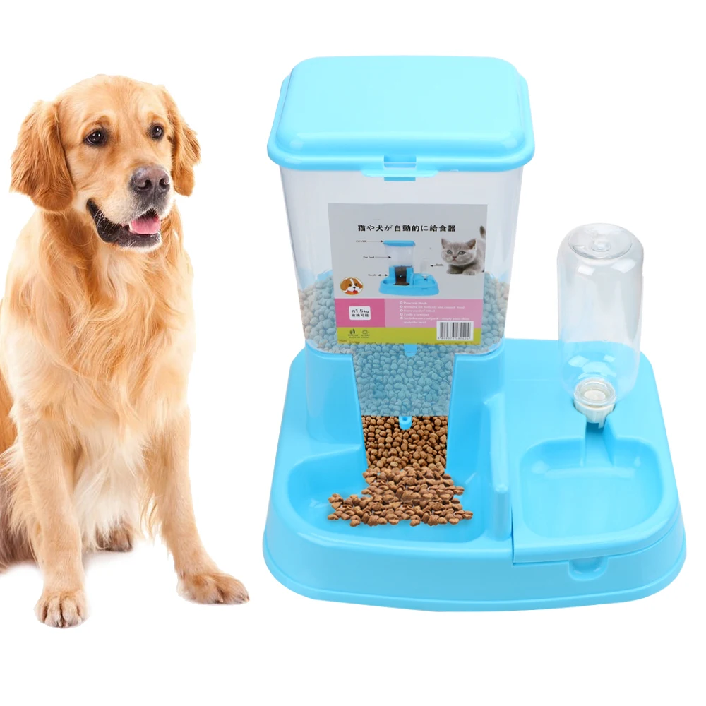

Dog Cat Drinking Bowl For Dog Water Drinking Cat Feeding 1 Set Large Capacity Dispenser Pet Products Pet Automatic Feeder
