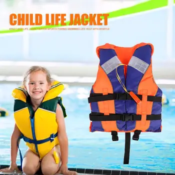 

Hot Sale Life VestWear-resistant Adjustable Size Life Jacket with Whistle Fishing Drifting Swimming Life Vest Boating Surfing