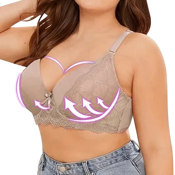 

Sexy women bra,plus size cup push up bra brassiere,side adjustment underwear 90 95 100 105 110 115