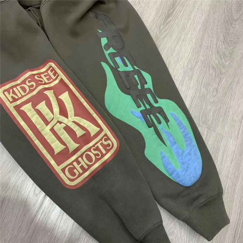 Kanye West/Детские толстовки с капюшоном с изображением призрака для женщин и мужчин; толстовки в стиле хип-хоп; уличная одежда для мужчин; пуловер с капюшоном с надписью Lucky Me I See Ghosts