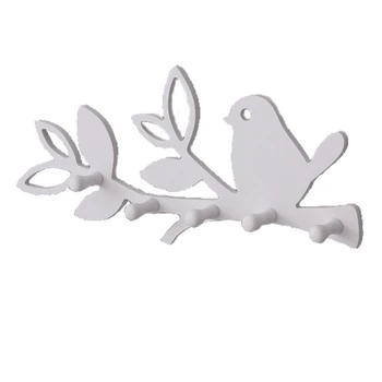 

DIY Wood Decorative Wall Hooks for Hanger Storage Rack Organizer Shelf Key Holder for Coat Clothes Home Decor