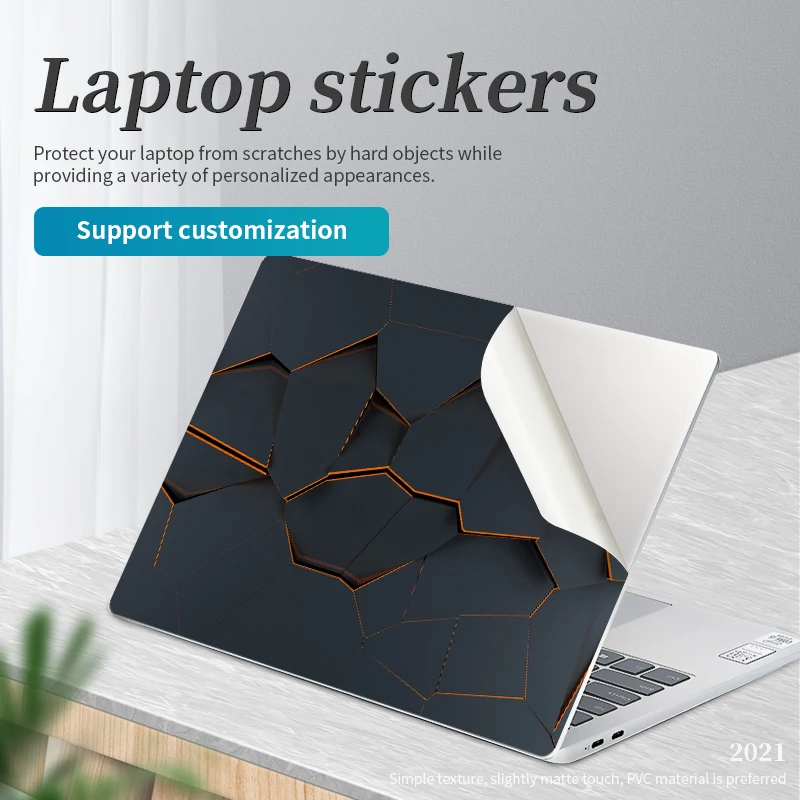 DIY Dark Geometry Style Laptop Skin Vinyl Stickers 11"12"13"14"15"17" for Macbook/Acer/HP/Lenovo Notebook Decorate Sticker Decal vinyl film sticker laptop sticker