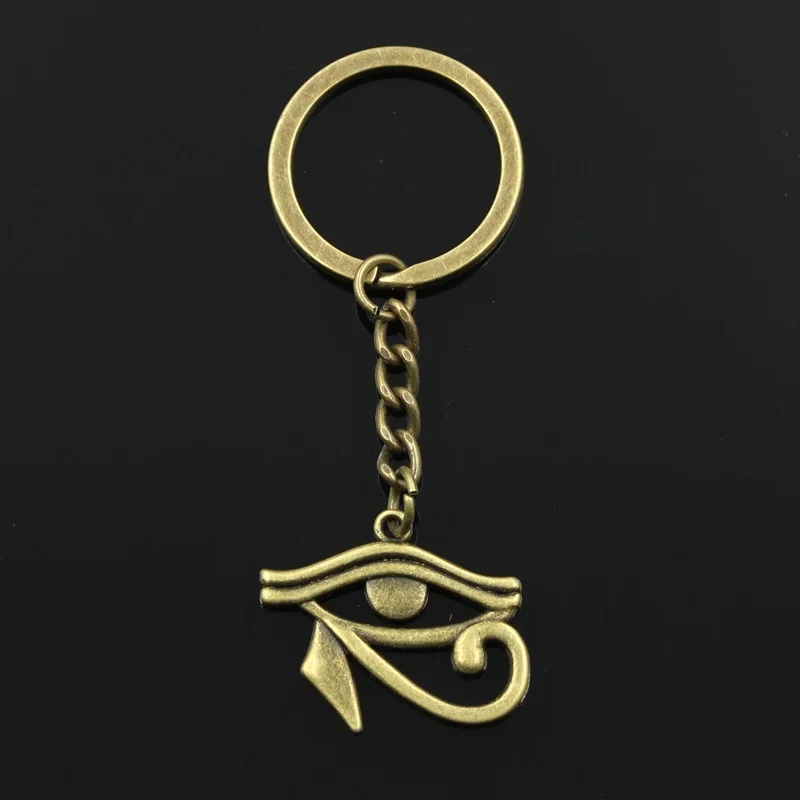 Ancient Egypt eye of Horus Pendants DIY Men Jewelry Car Key Chain Ring Holder Souvenir For Gift - Image 6