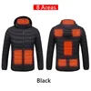 8 Areas heated Black