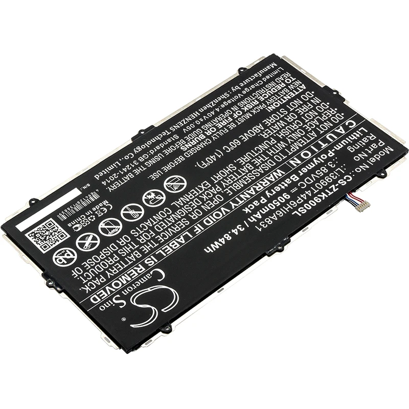 Cameron Sino 9050mAh Battery For ZTE K90U ZPAD 10.1,Li3990T44P6HI6A831