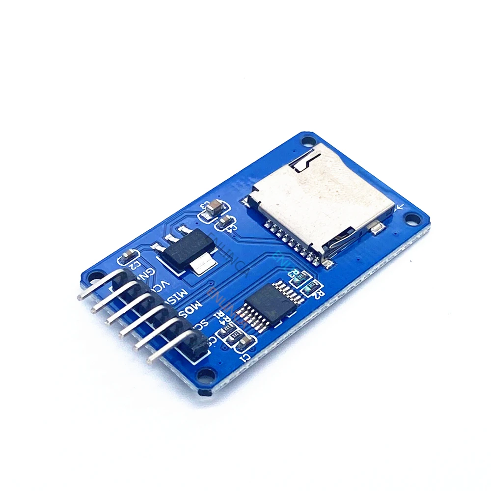 5 шт./лот модуль считывания карт Micro SD mini TF интерфейсы SPI с чипом преобразователя