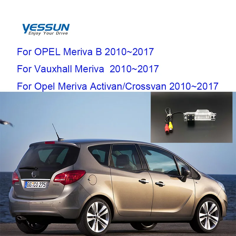 Автомобильная камера заднего вида brackup HD для OPEL Meriva B 2010~ Meriva Activan/Crossvan