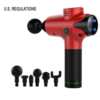 

Touch Screen Muscle Massage Gun Deep Relaxation Massage Equipment Health Massage High Frequency Vibration Impact Fascial Gun