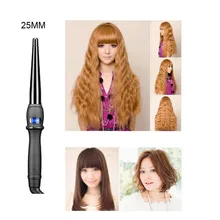 Профессиональный нагревающий анионовый выпрямитель для сухого влажного использования, бигуди для ухода за волосами 25 мм, волнистые волосы, инструменты для укладки волос, палочка для волос, Прямая поставка