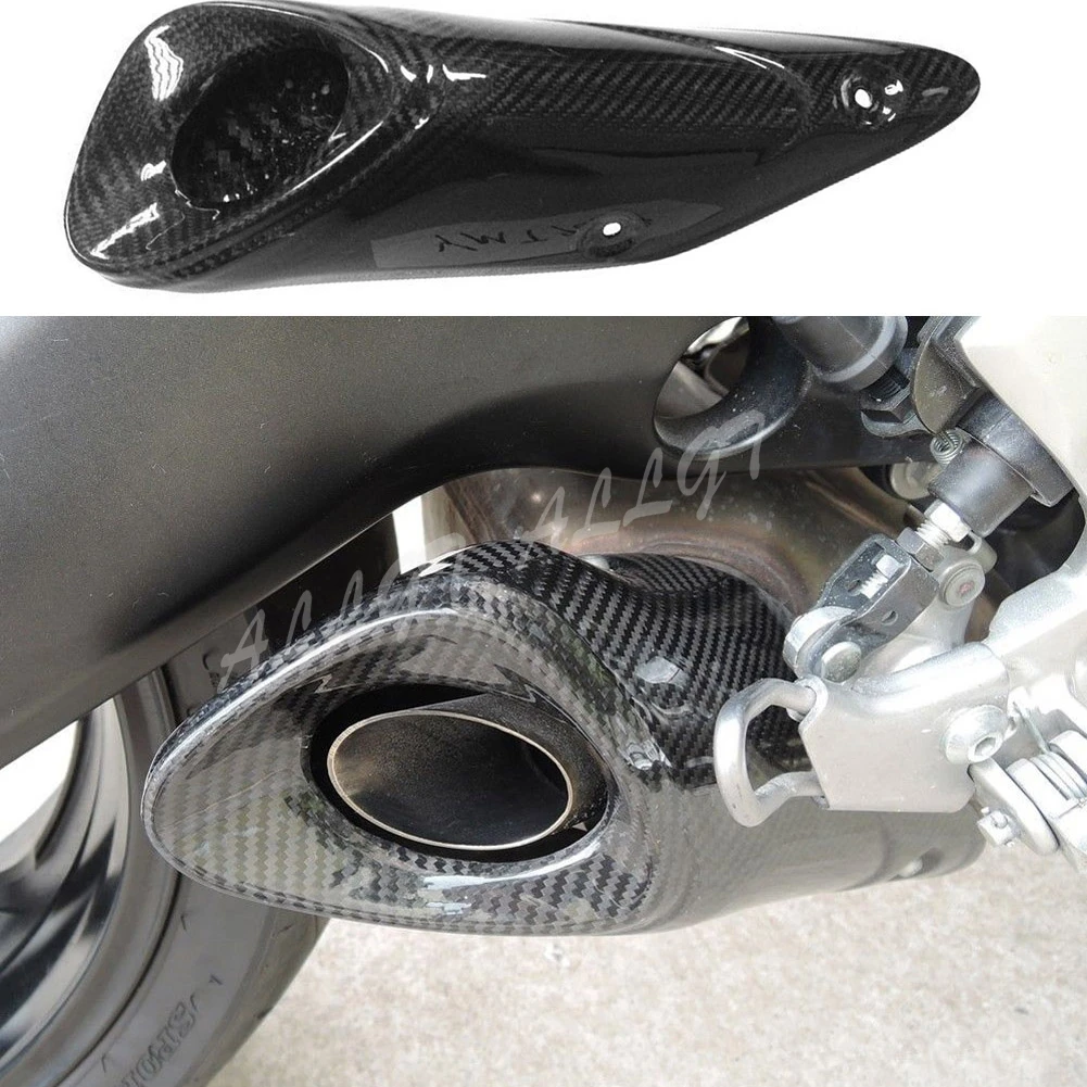 

New Carbon Fiber Heat Shield Cover For Yamaha FZ09 MT09 2014 2015 2016 2017 1PCS