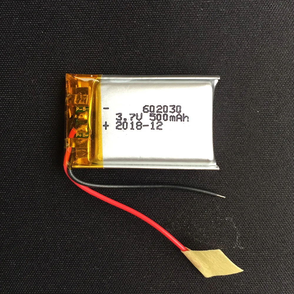 3,7 V 500mAh Li Po аккумуляторная батарея 602030 для литиевых Li Po полимерная аккумуляторная батарея для Bluetooth спикера тахографа|Перезаряжаемые батареи| | АлиЭкспресс