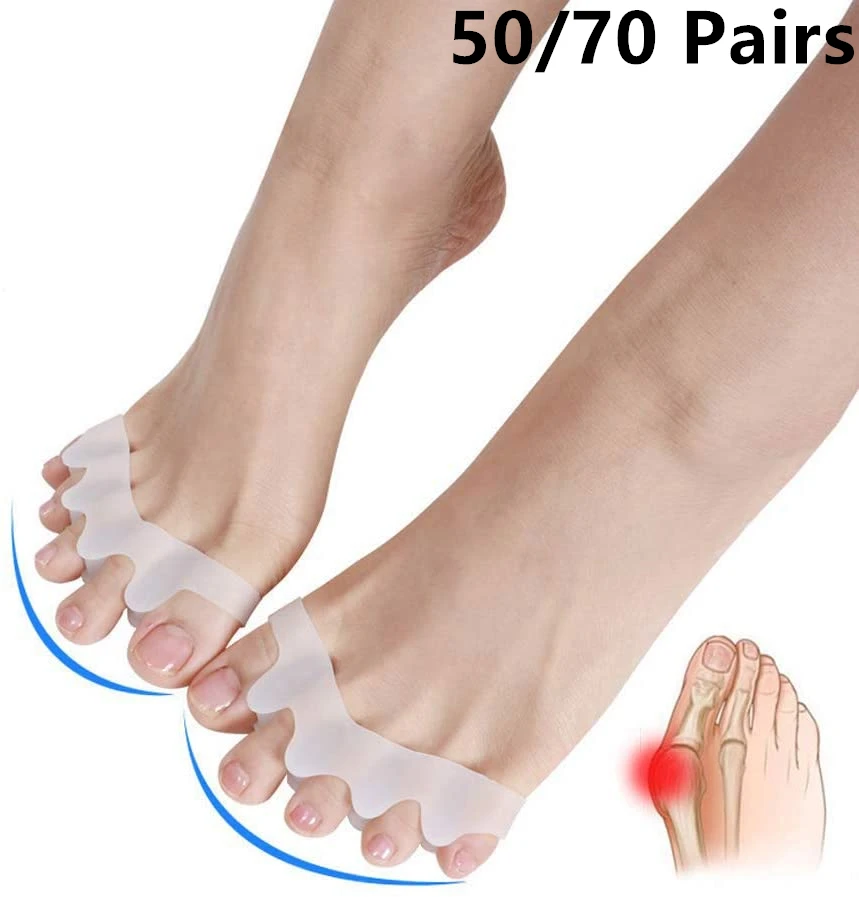 50/70pair Toe Separator To Correct Bunions And Restore Toes To Their