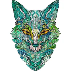 New Rainbow Cor Fox 100 200 300 Peças Em Forma de Artesanato Em Madeira Jigsaw Puzzles Único Brinquedo De Madeira para a Menina do Menino Caçoa o Presente de Natal