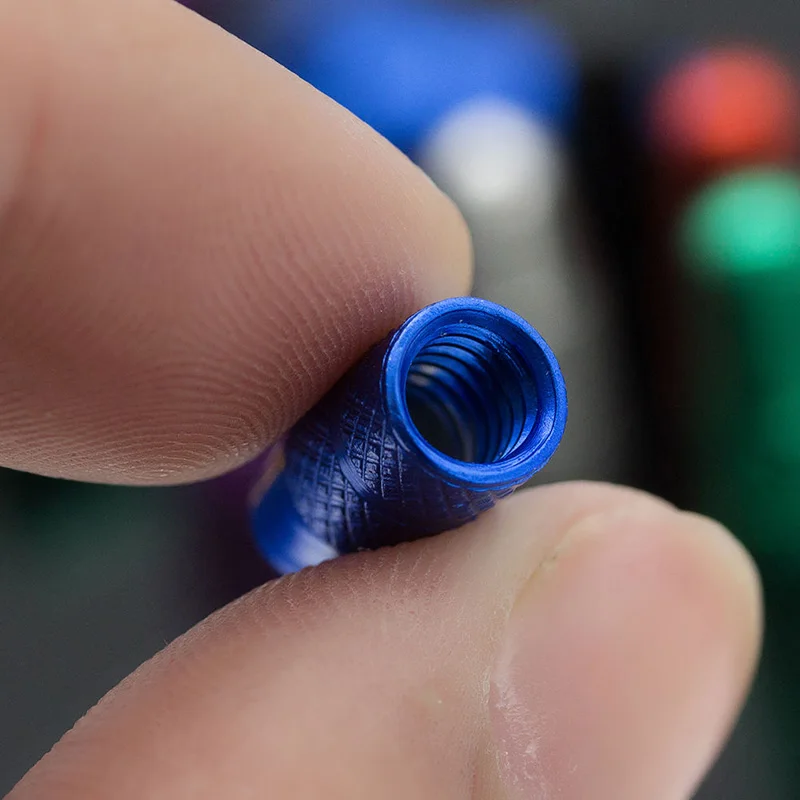 1 Pcs Pointed Bicycle Aluminum Alloy Special Nozzle Valve Nozzle Cover Cover Accessories Color Cap Outdoor Bicycle I8A8