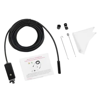 

2IN1 Taking Photo LED Lamp Adjustable 7mm Lens USB Endoscope IP67 Waterproof Three Colors and Length Available