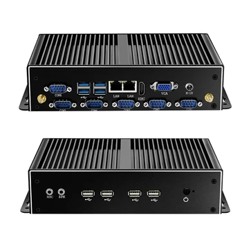 

Industrial Fanless Mini PC 7x24 Hours ITX Intel Core i7 4500U RS232 RS485 HDMI VGA 8*USB 2*Gigabit Ethernet 2.4/5.0G WiFi