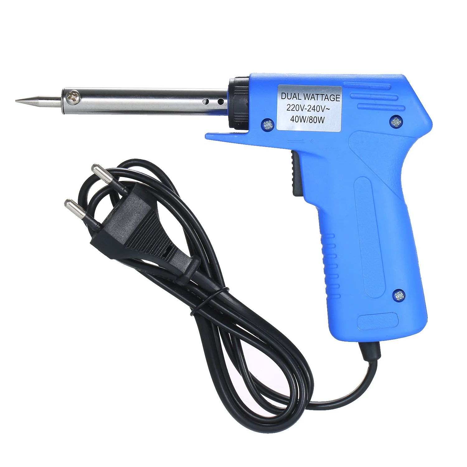 electronics soldering kit Double Power Electric Soldering Iron Gun type Electric Soldering Iron Power Adjustable Soldering Iron Gun 40W/80W Adjustable best soldering iron Welding Equipment