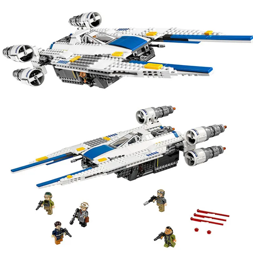 

In Stock 05054 679Pcs Star Wars Street Rebel U Wing Fighter Jets Model Building Blocks Bricks Kids Toys Christmas gift 75155