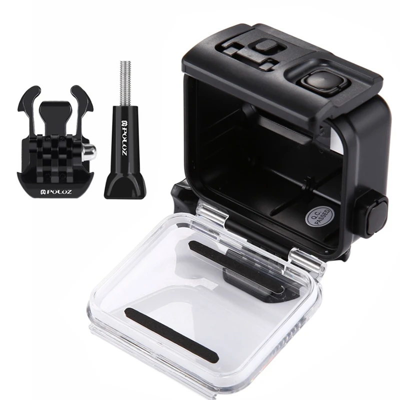 Puluz 2 In 1 For Hero 7 Black New Hero /Hero 6/5 Back Cover+30M Waterproof Housing Protective Case& Buckle Basic Mount